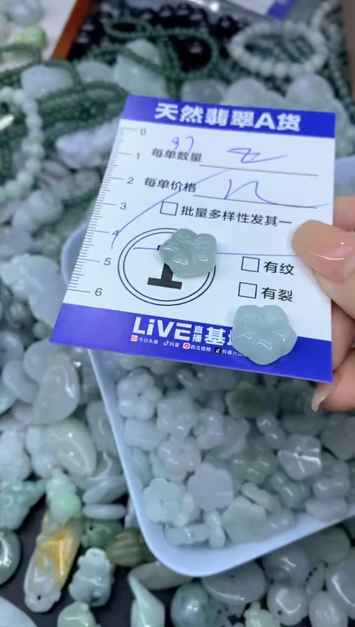 颈饰未镶嵌翡翠天然翡翠A货批量多样性发一件