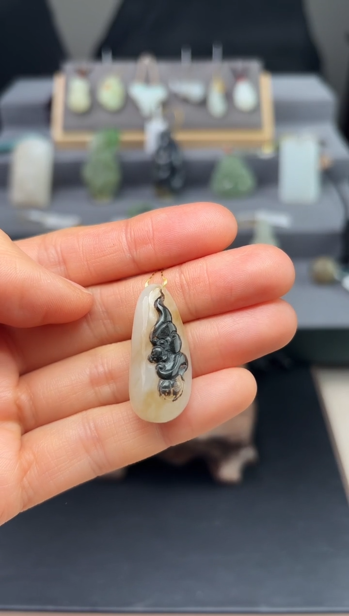 【闪购商品】和田玉颈饰未镶嵌和田玉福在眼前