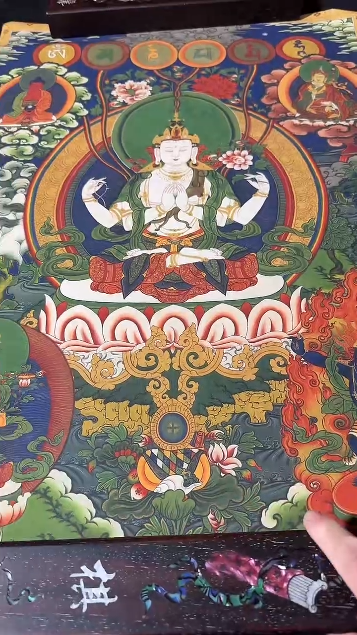 卷轴画藏式珍藏彩绘艺术馆128