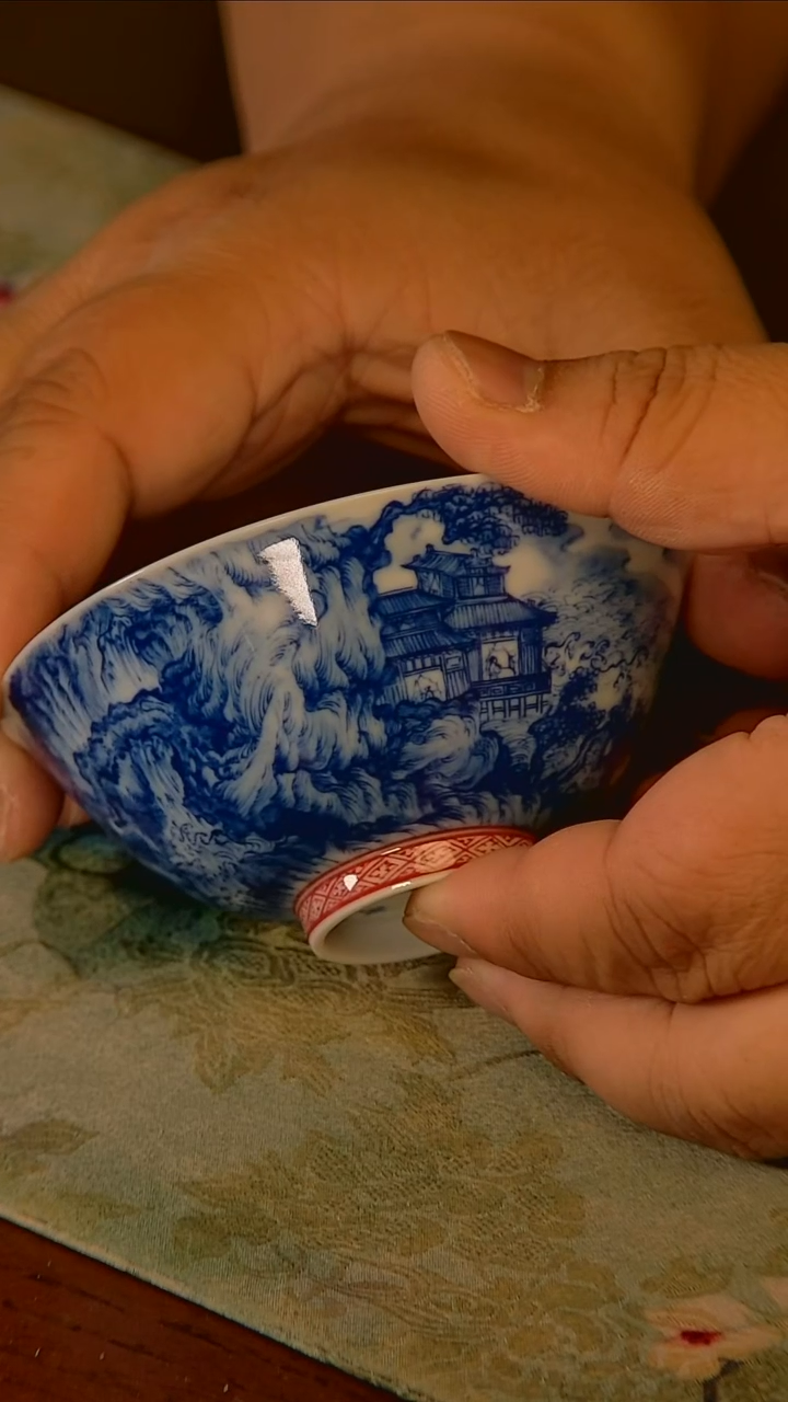 杯手工手绘杯杯很美丽