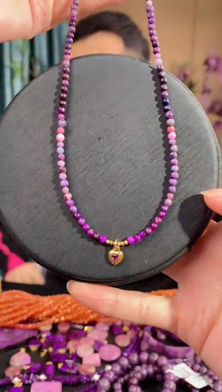 【闪购商品】苏纪石（舒俱来）项链18K金镶嵌909