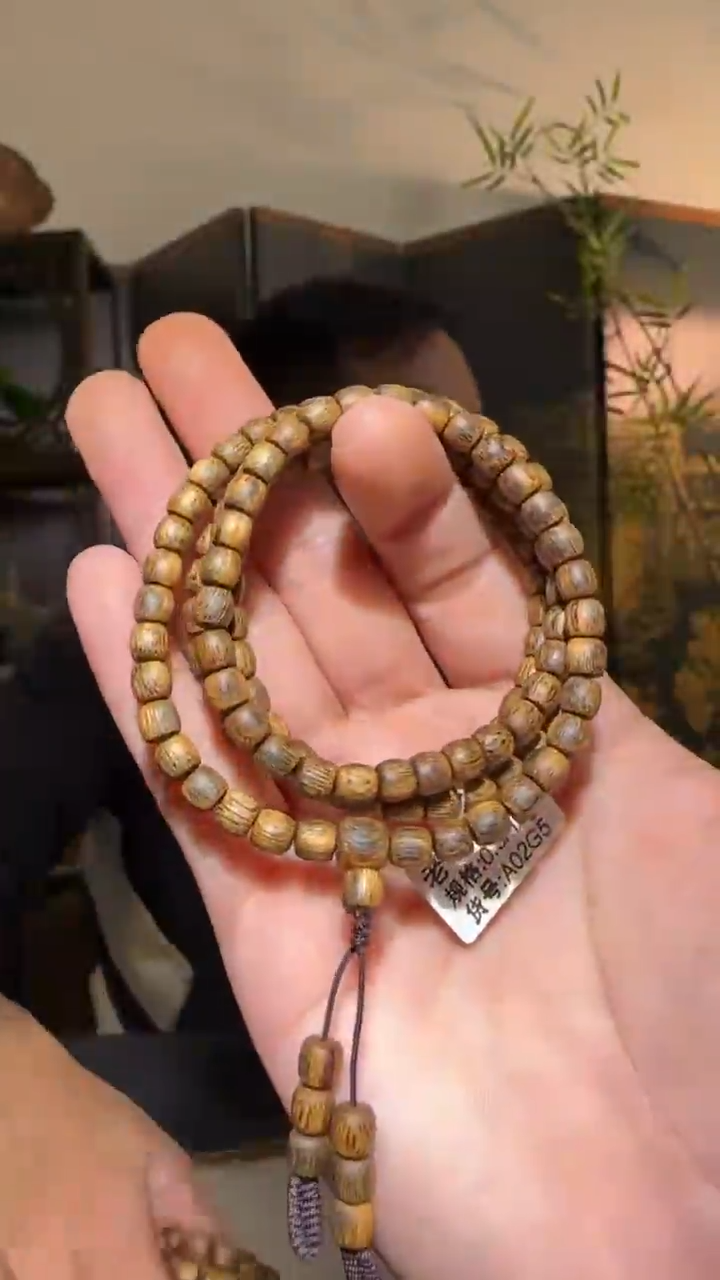 【闪购商品】沉香手串多圈白奇鼓珠0.5/10g