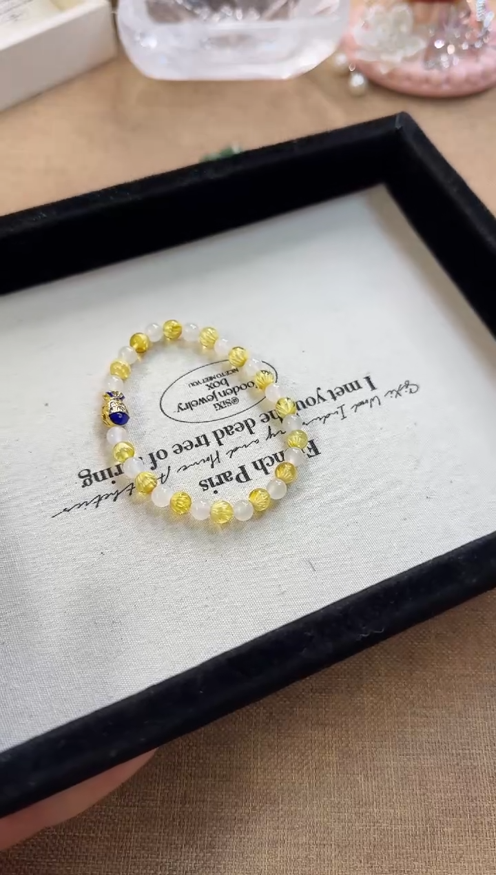 【闪购商品】和田玉手链未镶嵌爆米花LY1212