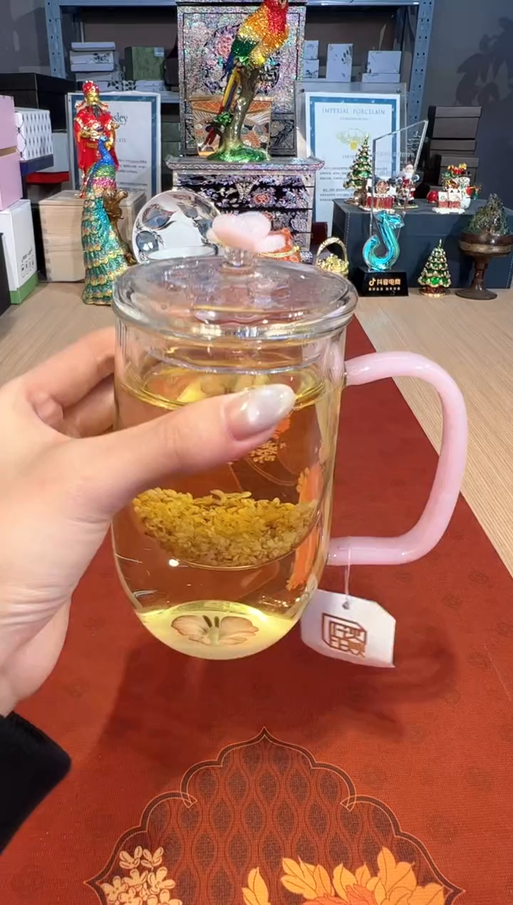 【闪购商品】杯120晶焱蝴蝶优雅杯（粉）