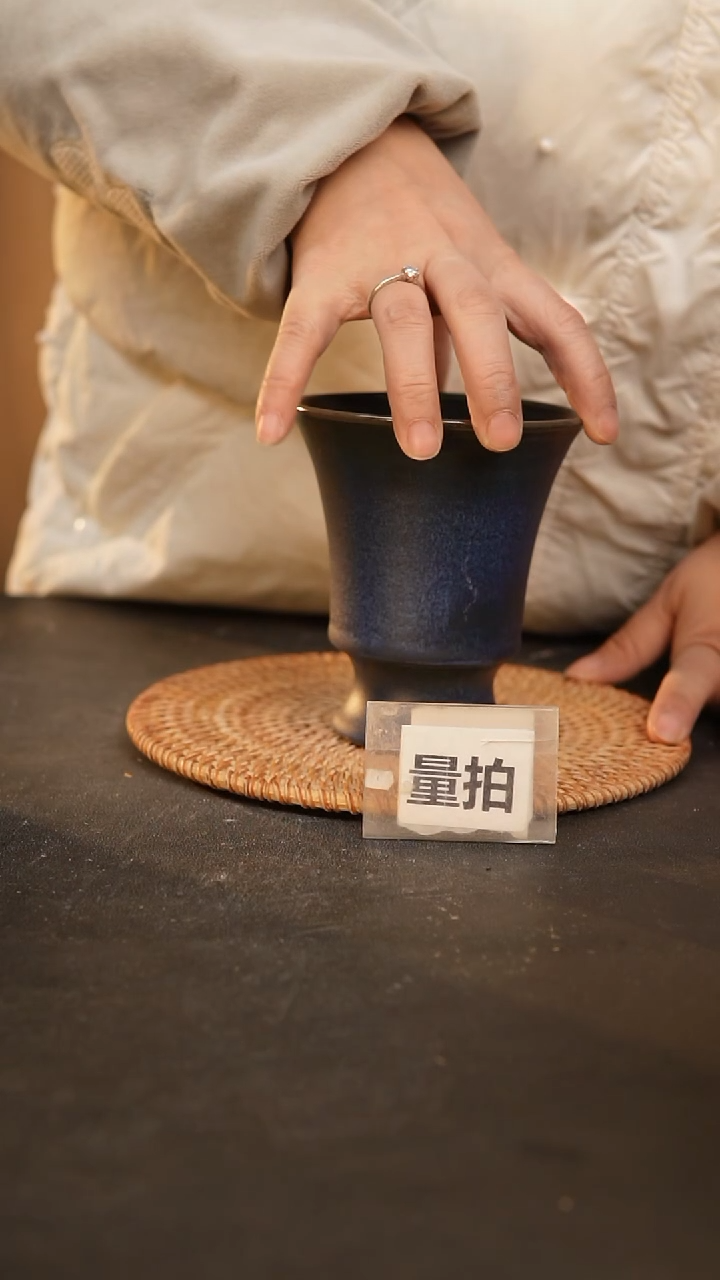 【闪购商品】瓷片泥泥手工花盆口9高11