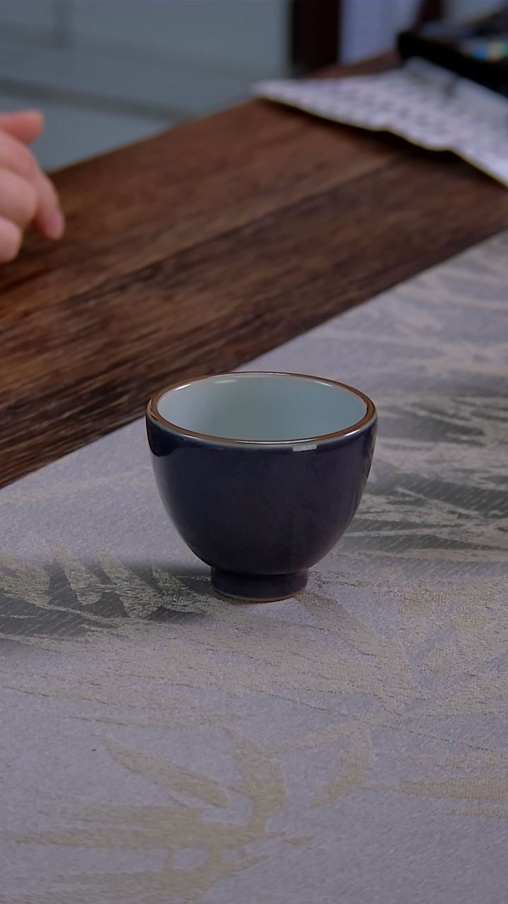 【闪购商品】拾玉黛紫鸡心杯.............