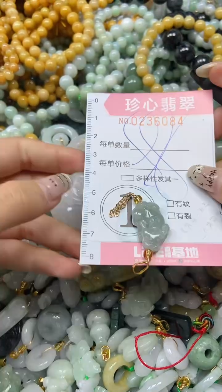 翡翠未镶嵌颈饰闪购0236084