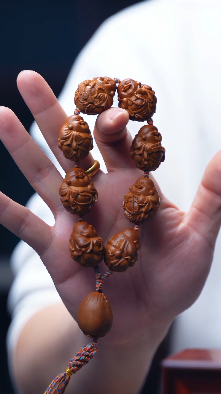 【闪购商品】橄榄核手串/手链【八宝弥勒】