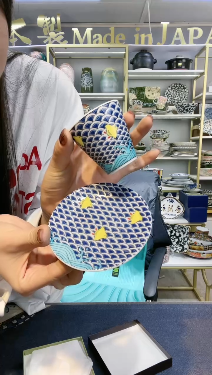 【闪购商品】碗九谷烧一杯一碟