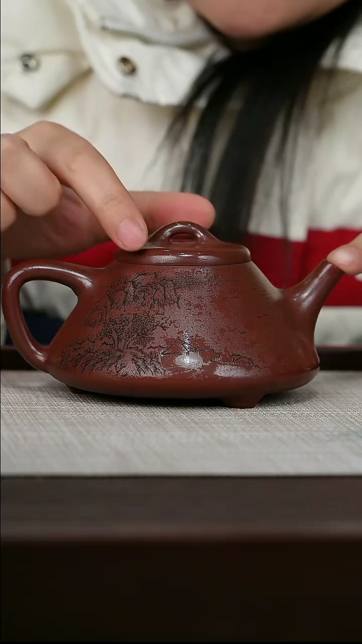 【闪购商品】宜兴原矿紫砂壶茶壶280C