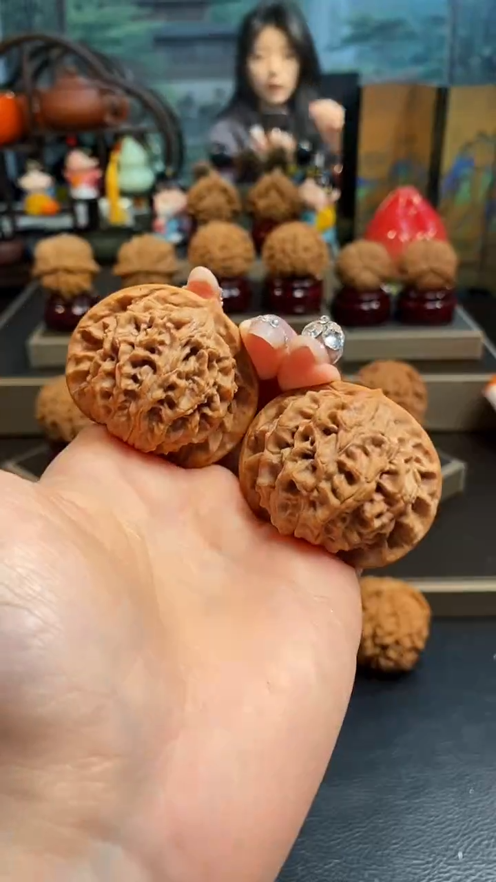 【闪购商品】文玩核桃吊坠K323蟠龙纹45