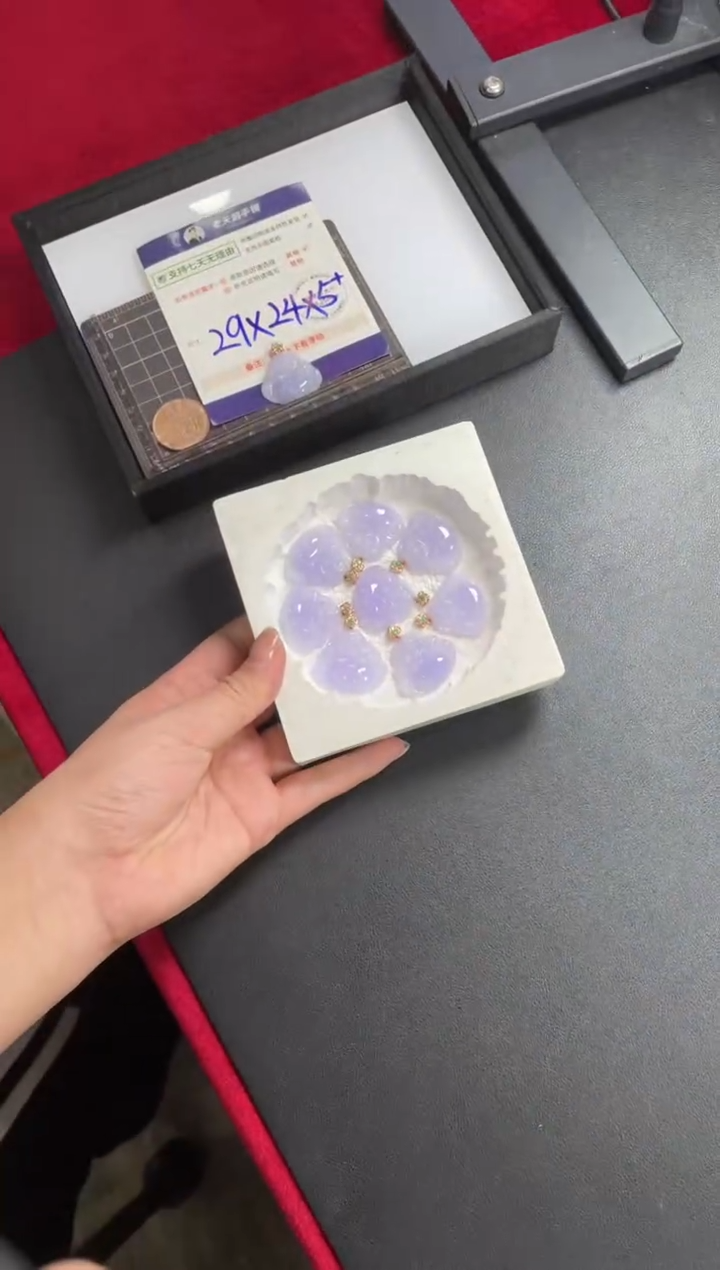 【闪购商品】翡翠挂件18K金镶嵌佛公FL24配绳/多样性发其一ZBCP