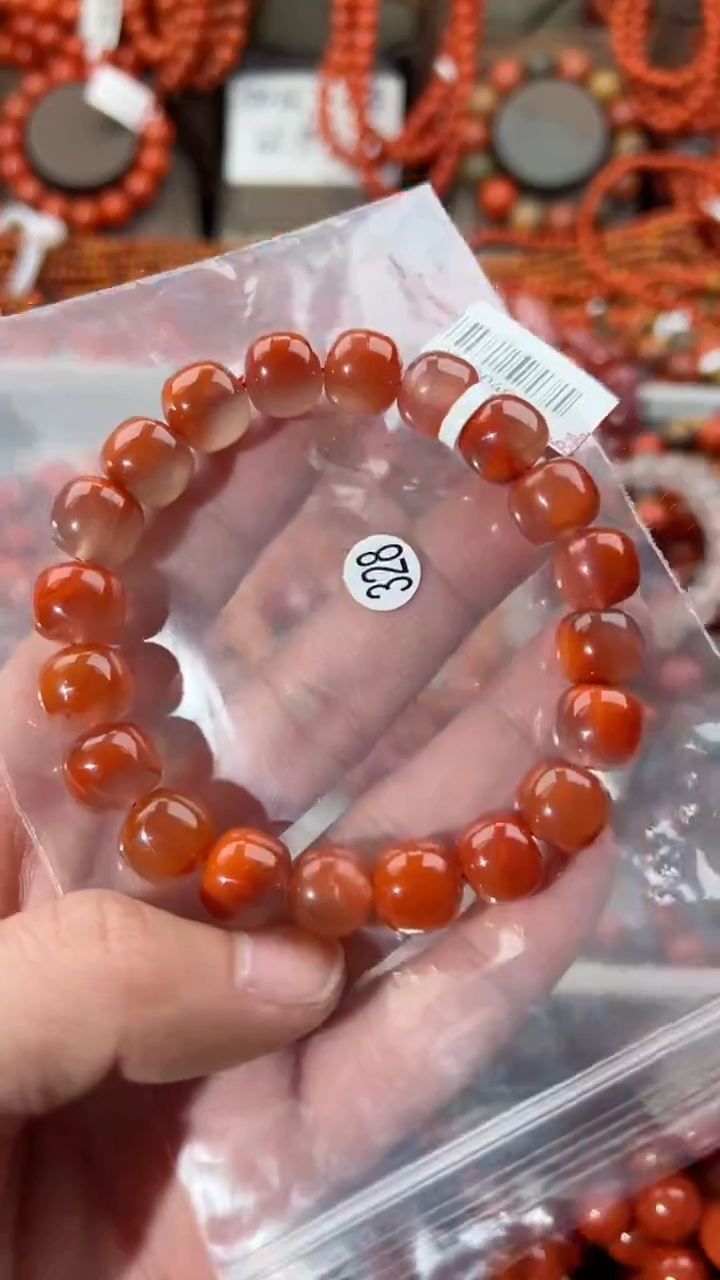 【闪购商品】南红玛瑙手串未镶嵌11