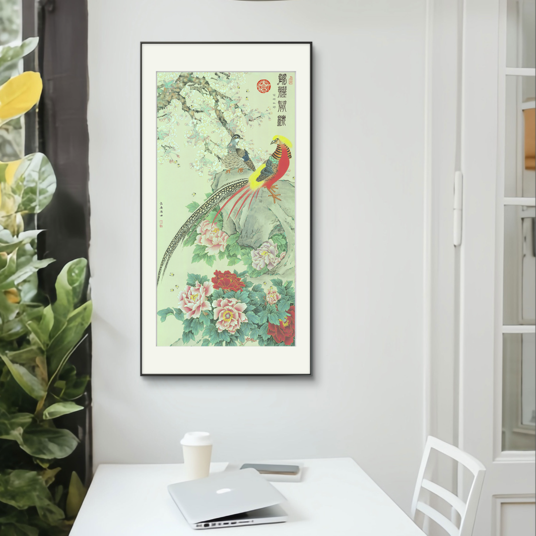 经典作品-王书田作品-《前程似锦》【拓底装裱无框】85X180CM书画