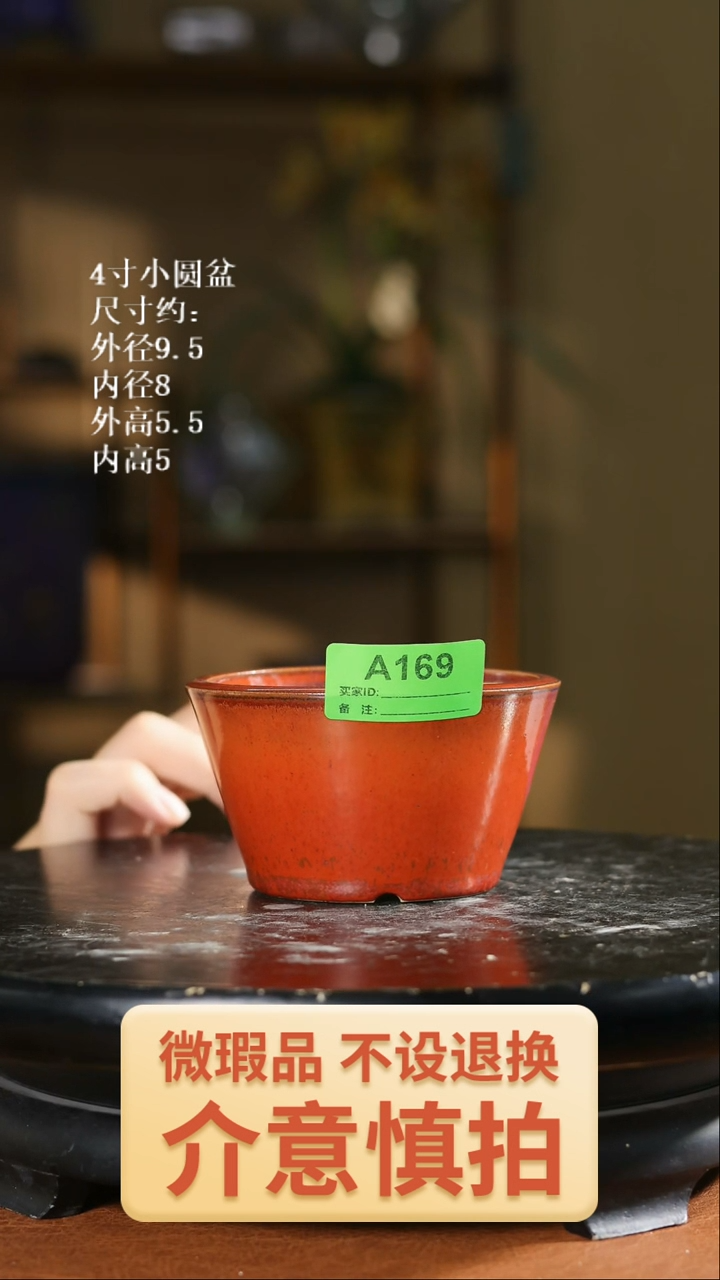 4寸小圆盆      169