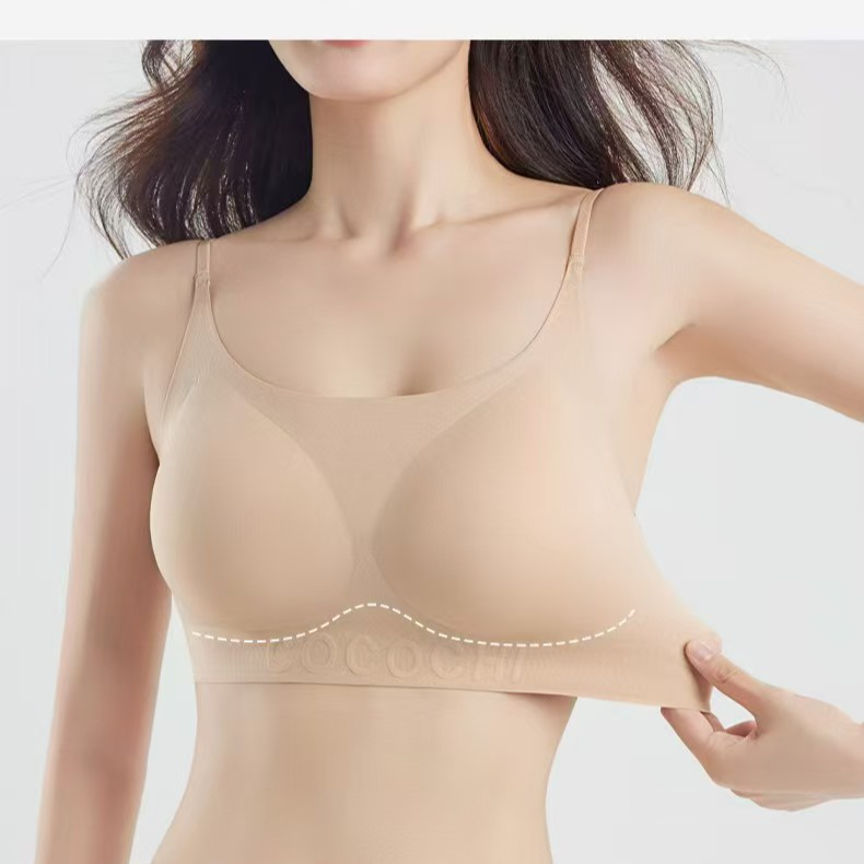 田园闺蜜~粉底液细带无痕隐形无束缚内衣001
