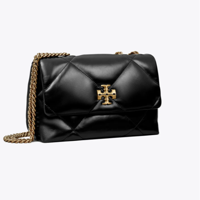 美国直邮 tory burch/汤丽柏琦 KIRA小号黑色斜挎包154706-001