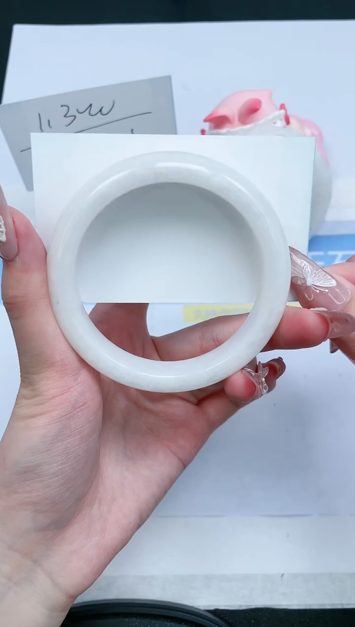 和田玉未镶嵌手镯184-60.3