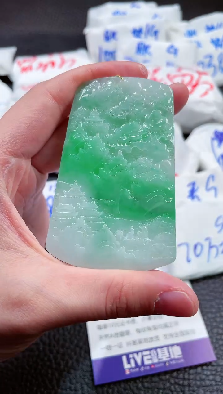 【闪购商品】翡翠未镶嵌颈饰00002856