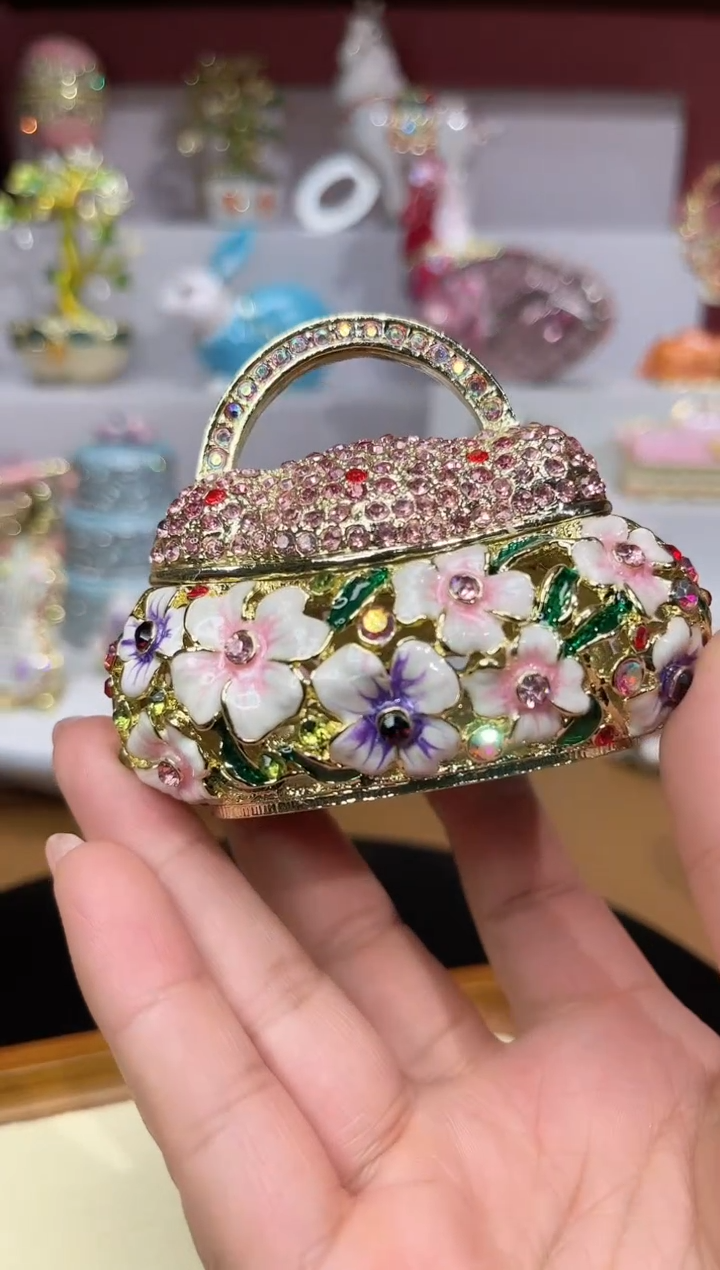 【闪购商品】易尚宝珐琅彩首饰盒