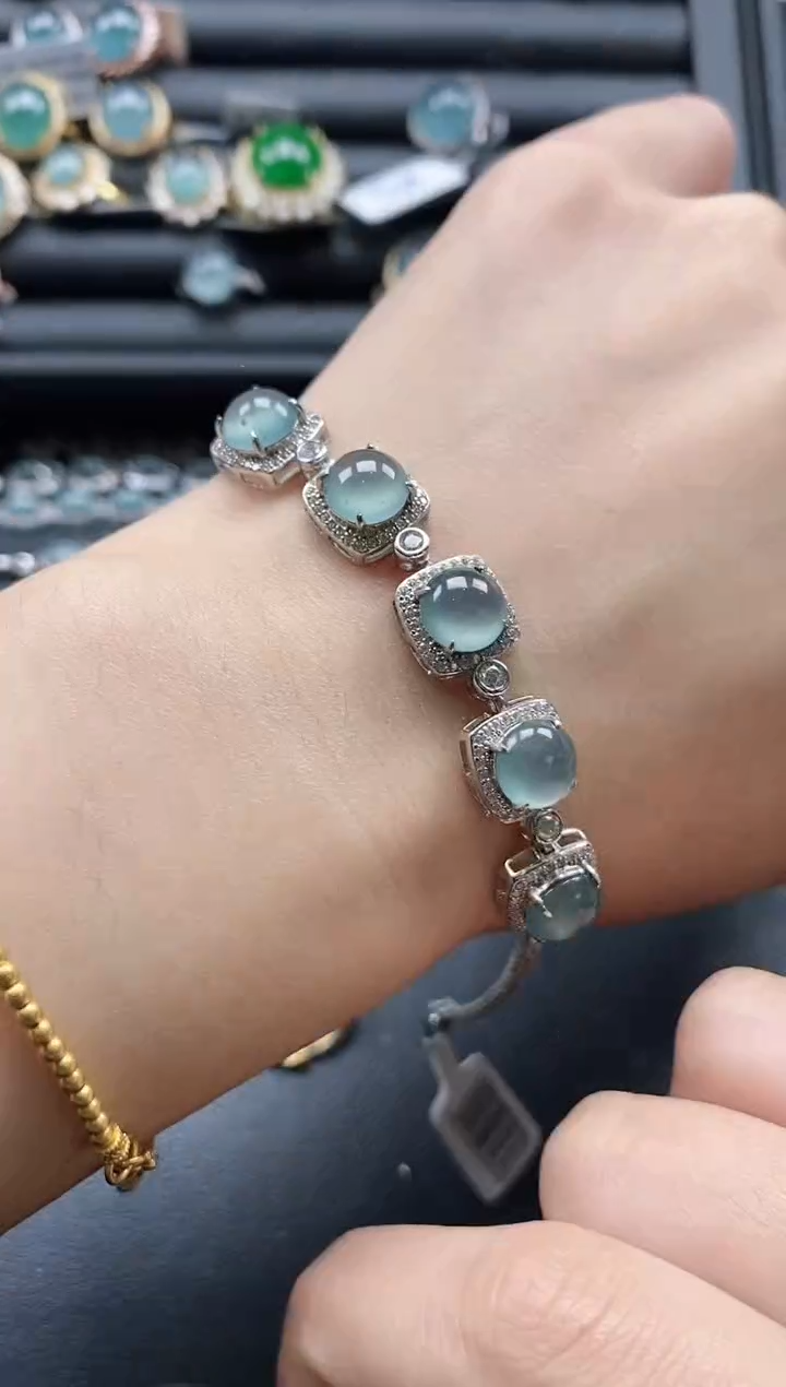 【闪购商品】翡翠戒指银S925镶嵌11111