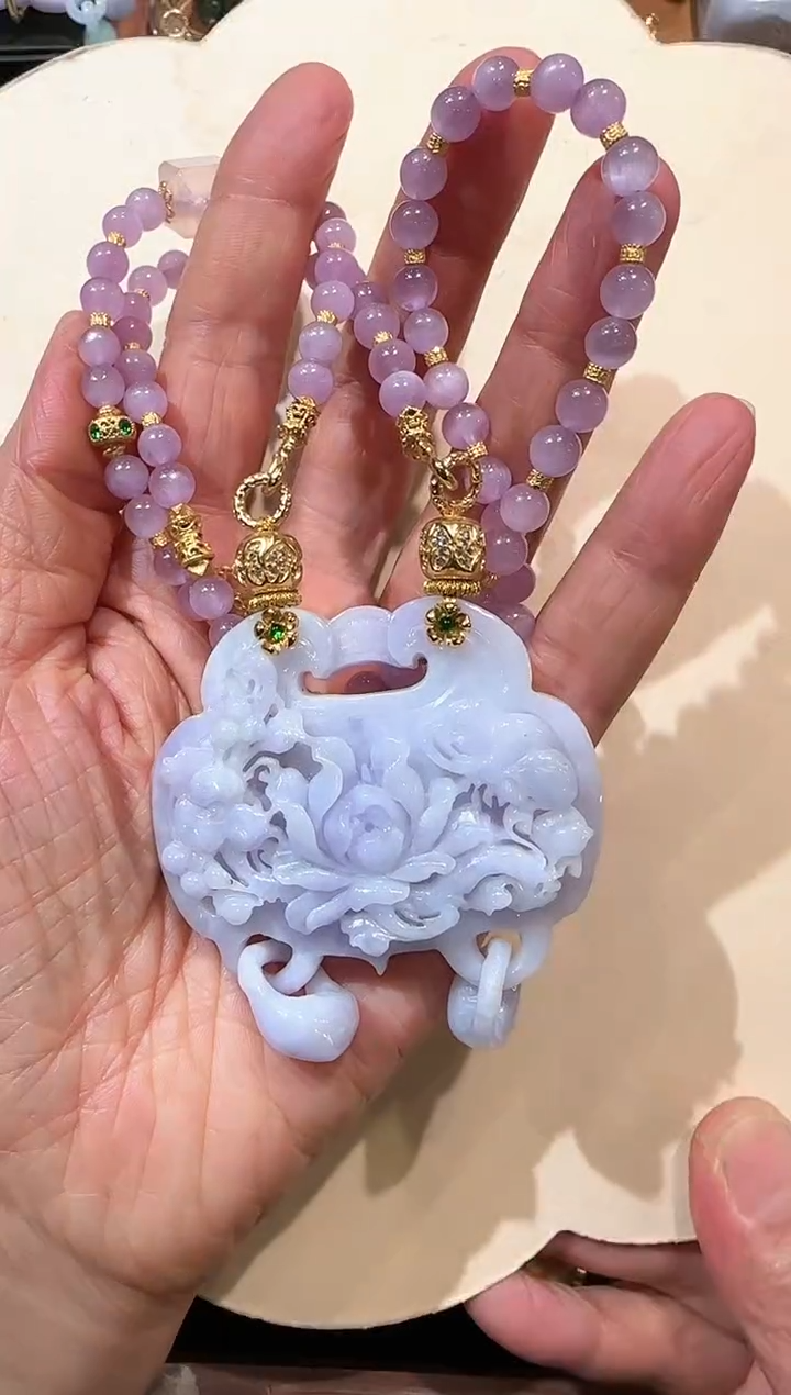 【闪购商品】翡翠颈饰未镶嵌国风