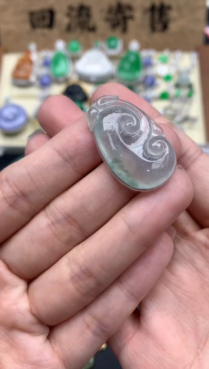 【闪购商品】翡翠颈饰未镶嵌304--中国好珍宝