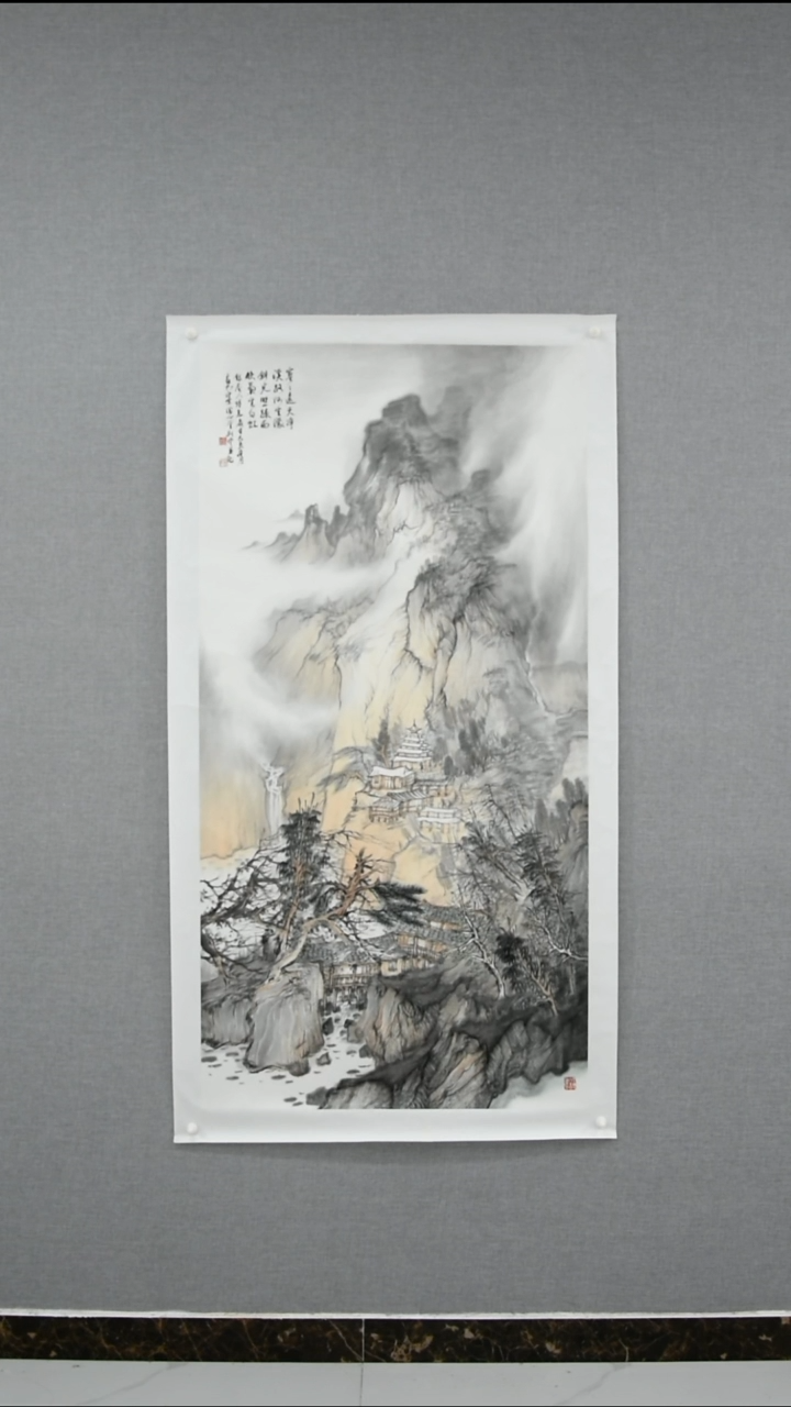 【闪购商品】绘画唐利中-山水-8平尺 -02