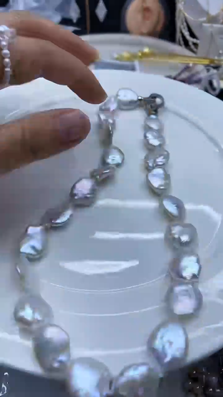 项链未镶嵌淡水珍珠项链