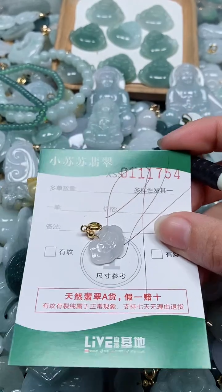 【闪购商品】翡翠颈饰未镶嵌闪购商品0111754