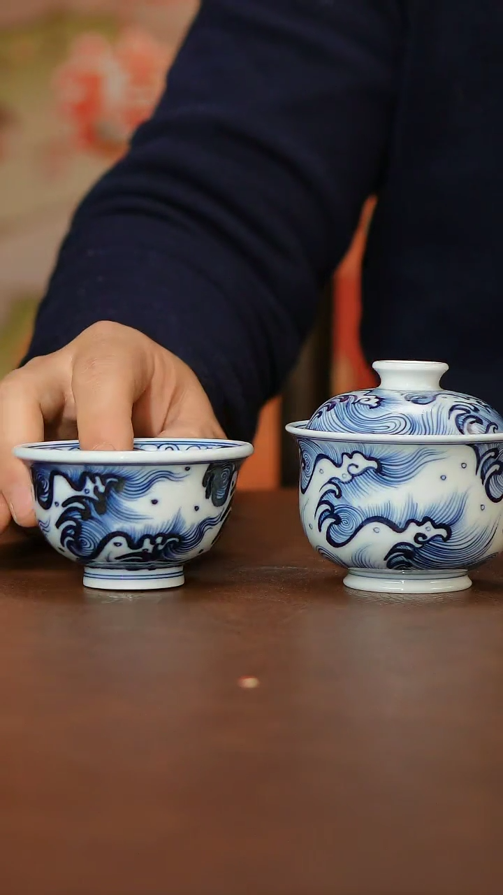 【闪购商品】杯景德镇陶瓷杯盖碗21