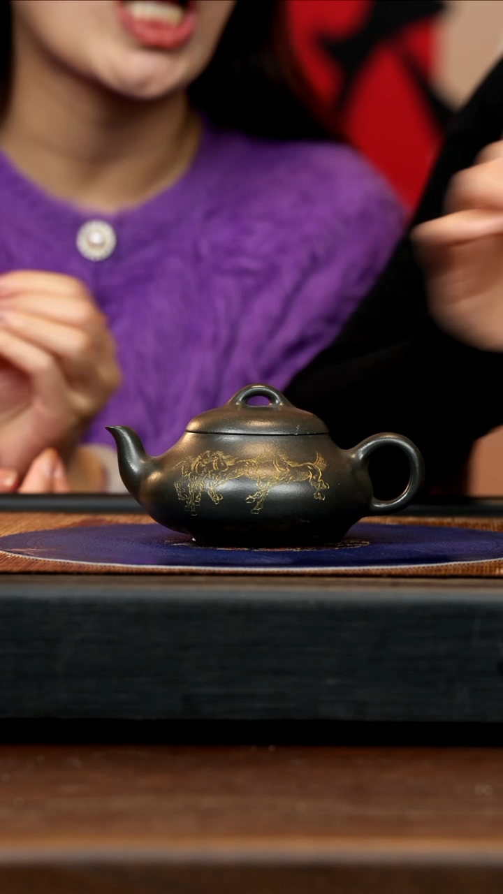 【闪购商品】紫砂茶壶WXJ 天青朱泥 汉棠石瓢 260cc