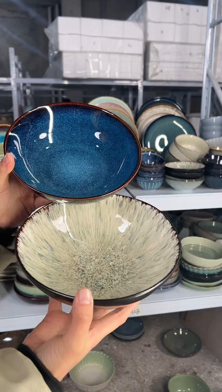 陶瓷外贸尾货瑕疵满20包邮X2 面碗组合