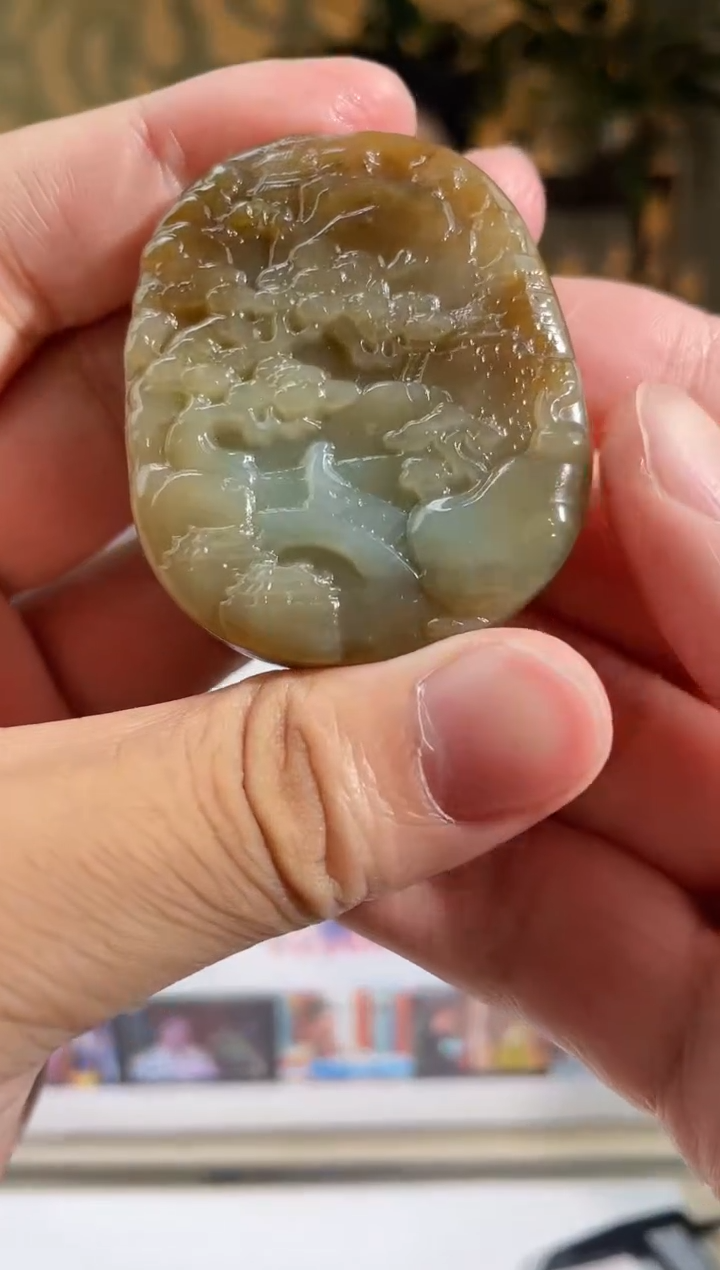 和田玉未镶嵌吊坠(不含链)多样性发货拍一发一