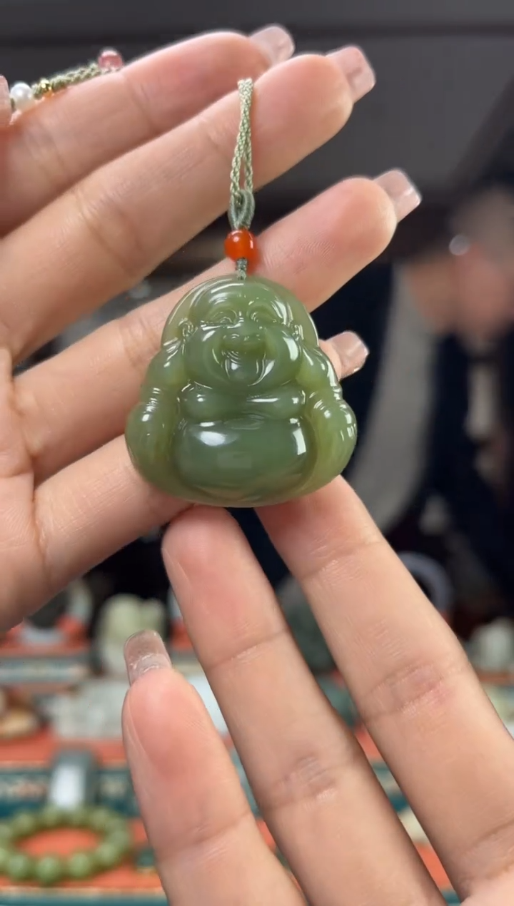 【闪购商品】和田玉颈饰未镶嵌佩佩35mm左右