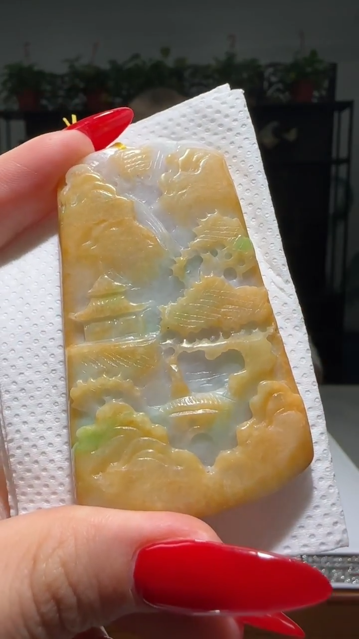 【闪购商品】翡翠颈饰未镶嵌天然翡翠A货吊坠