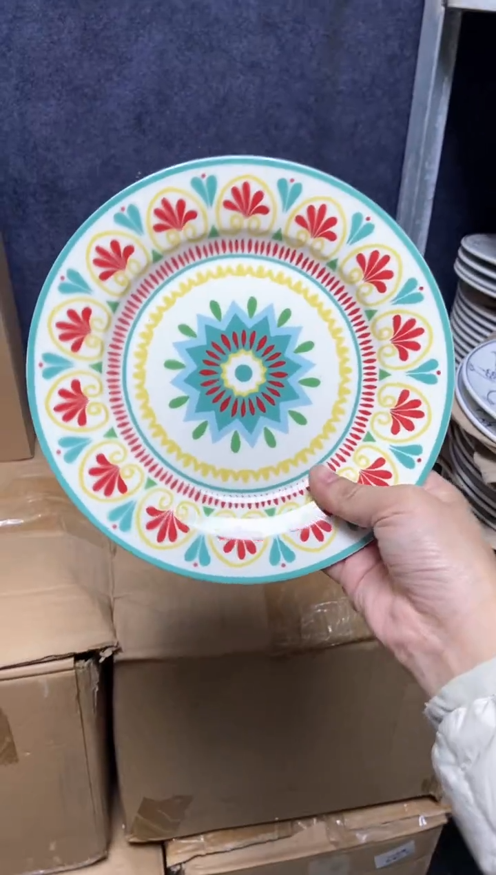 【闪购商品】瓷片CC756陶瓷没有完美无瑕陶瓷1个8寸