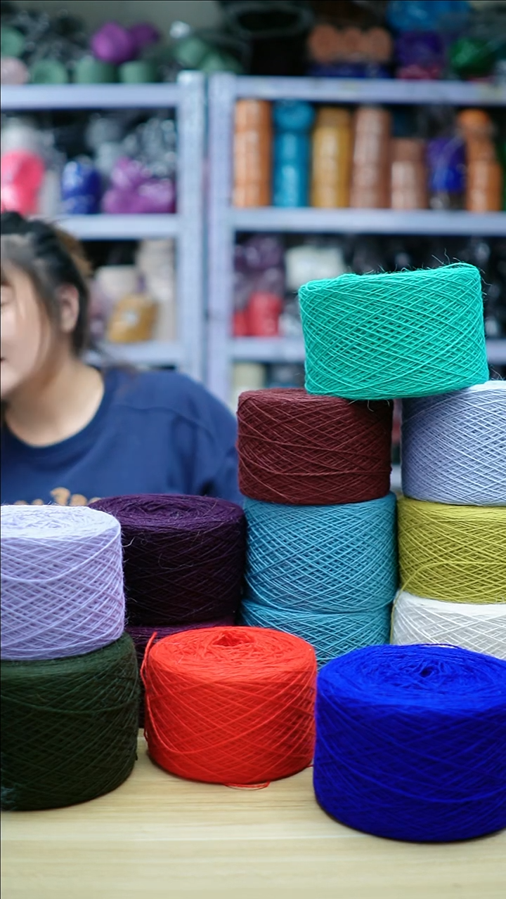 貂毛欢姐手编线A873