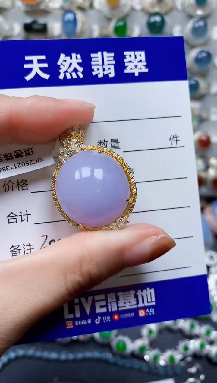 【闪购商品】翡翠颈饰银S925镶嵌0384