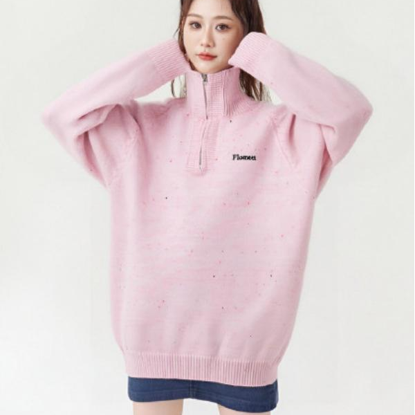 A688毛衣冬翻领宽松ZD07108PI109