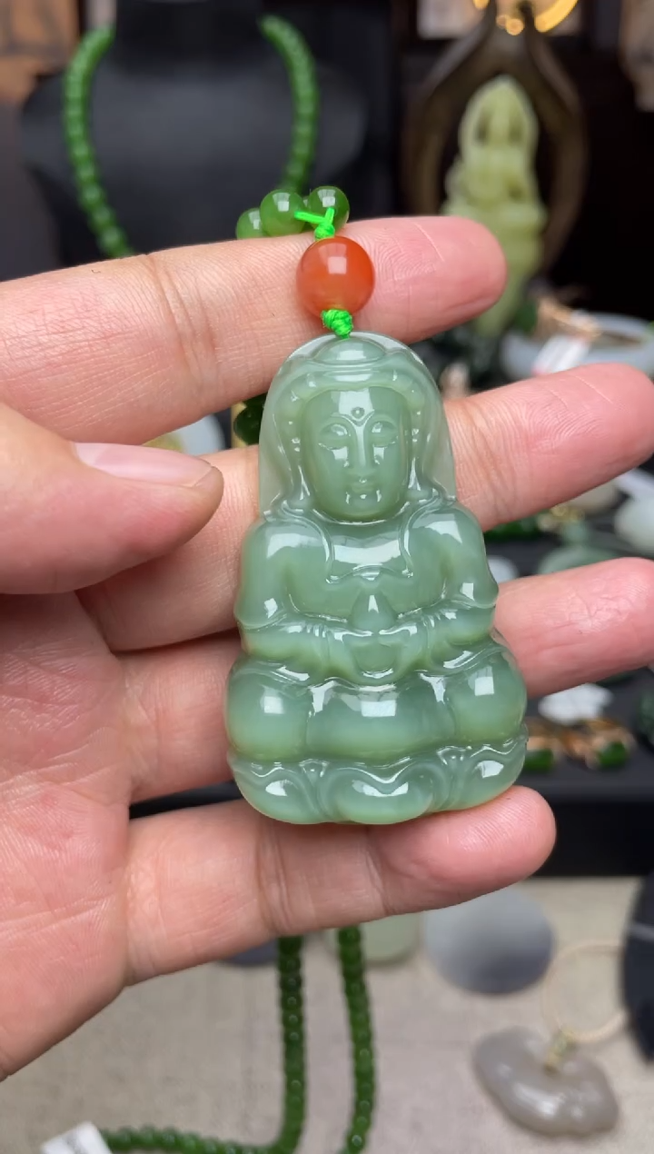 【闪购商品】和田玉颈饰未镶嵌gh23吊坠