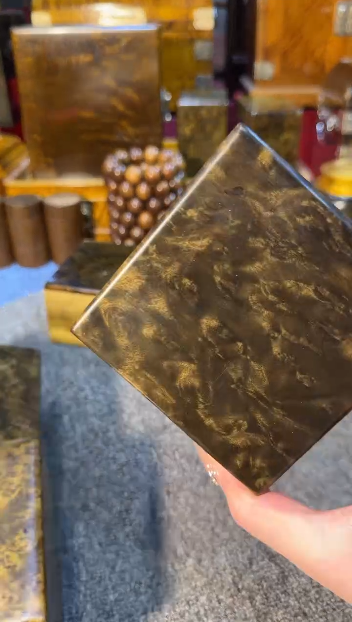 【闪购商品】乌木类成套家具阴沉乌木结束纸盒