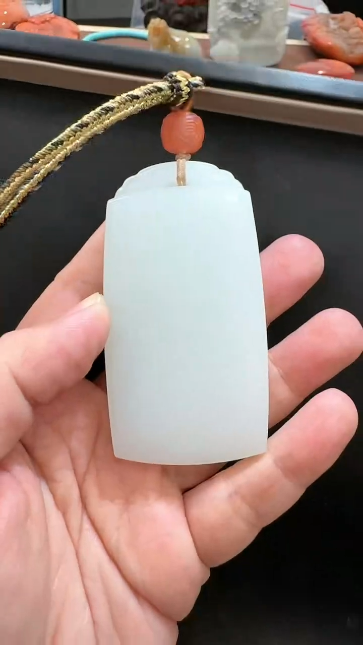 【闪购商品】和田玉颈饰未镶嵌平安牌