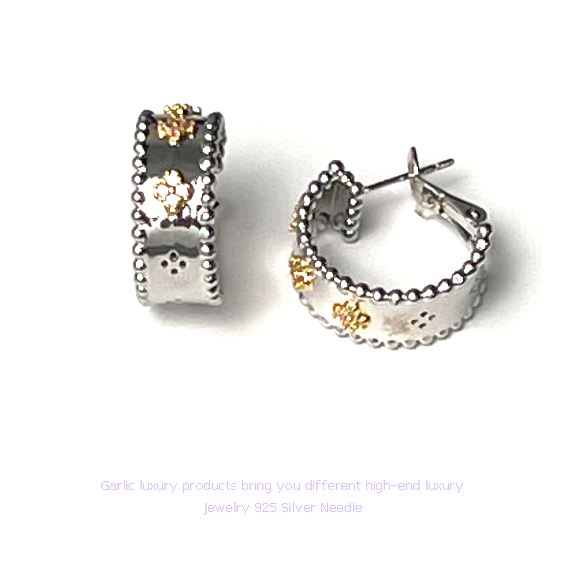 铜合金耳饰 设计师款耳饰~6688