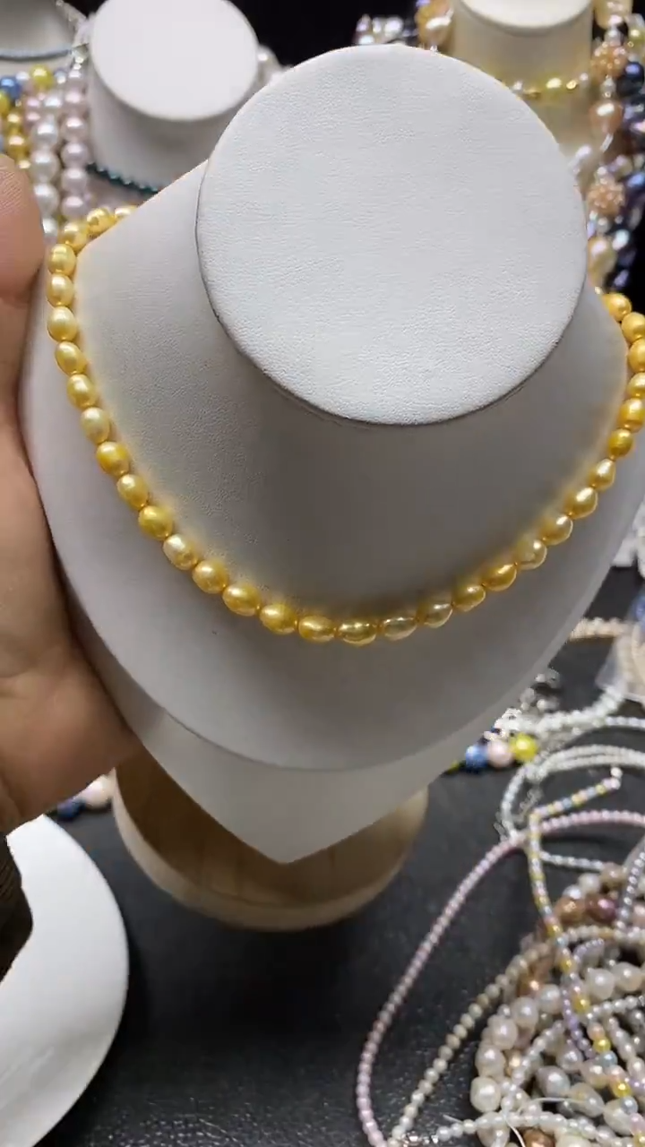 颈饰未镶嵌淡水珍珠多人