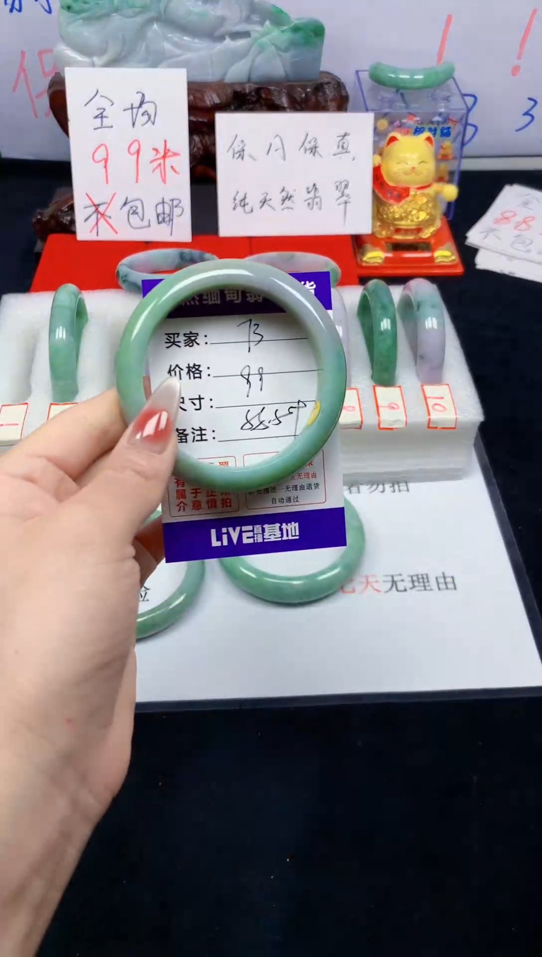 未镶嵌手镯翡翠73
