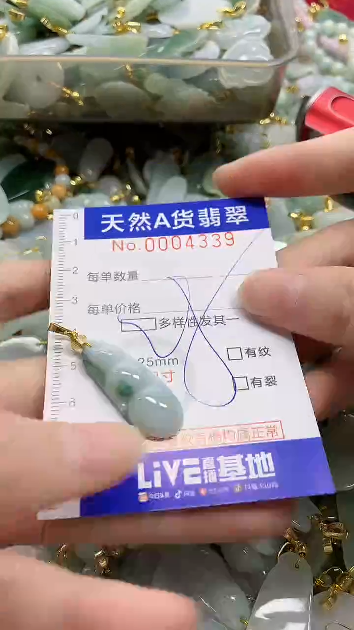 颈饰未镶嵌翡翠天然A货翡翠