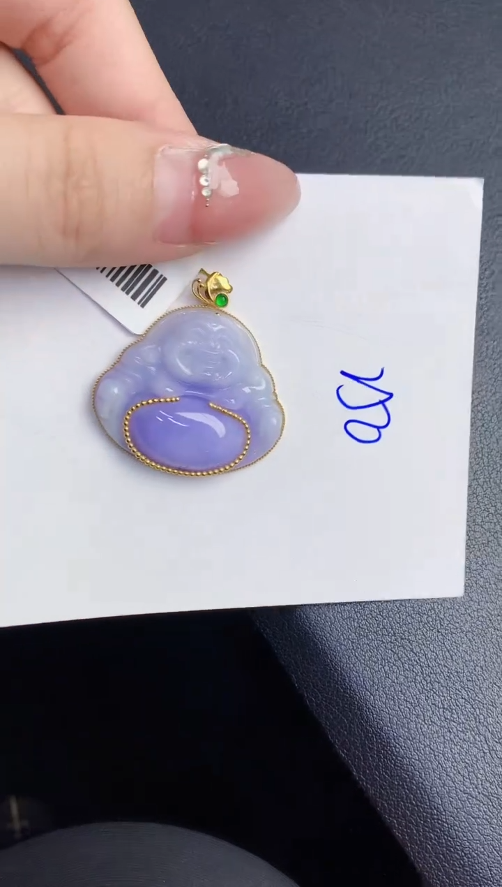 【闪购商品】翡翠颈饰18K金镶嵌00000000000