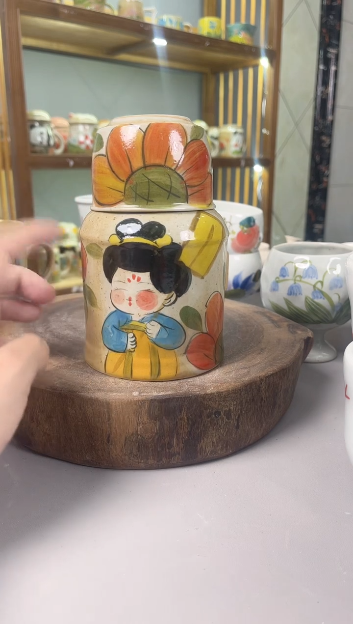 【闪购商品】瓷片景德镇手绘高温釉下彩瓷器