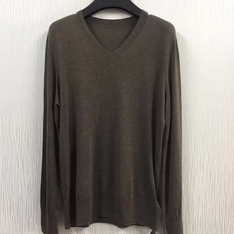 不接受退换阿家V领毛衫